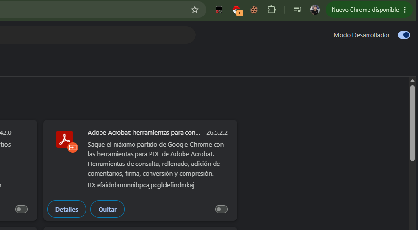 Activar modo desarrollador